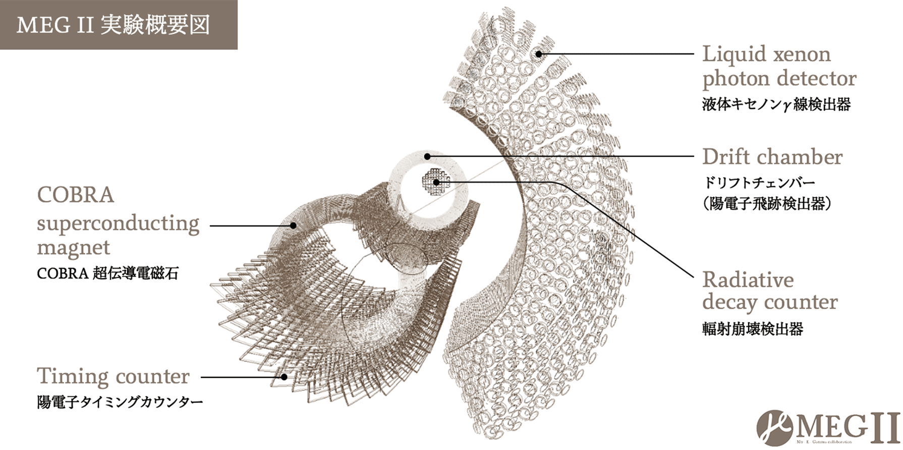 MEG2実験概要図
